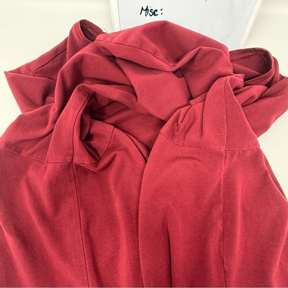 Catherines Suprema Collection Burgundy 3/4 Sleeve Scoop Neck Tee Shirt Size 3X - Picture 14 of 15